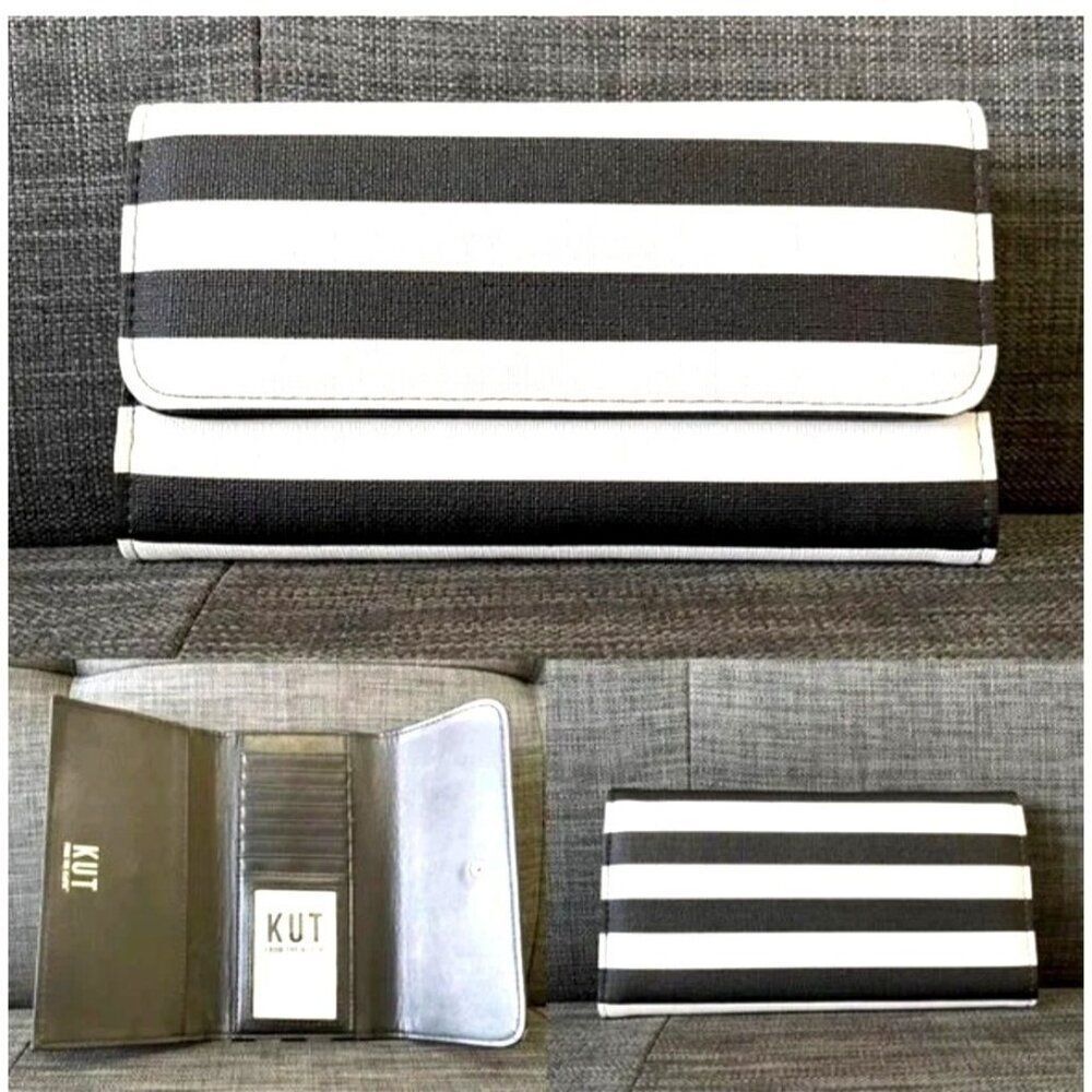 Kut‎ From The Cloth Multi-Card/Checkbook Slim Women's Wallet NEW